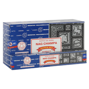 12 Pack of Combo Satya Incense - Nag Champa Super Hit