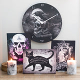 25x19cm Black Cat Spirit Board Canvas Plaque by Alchemy