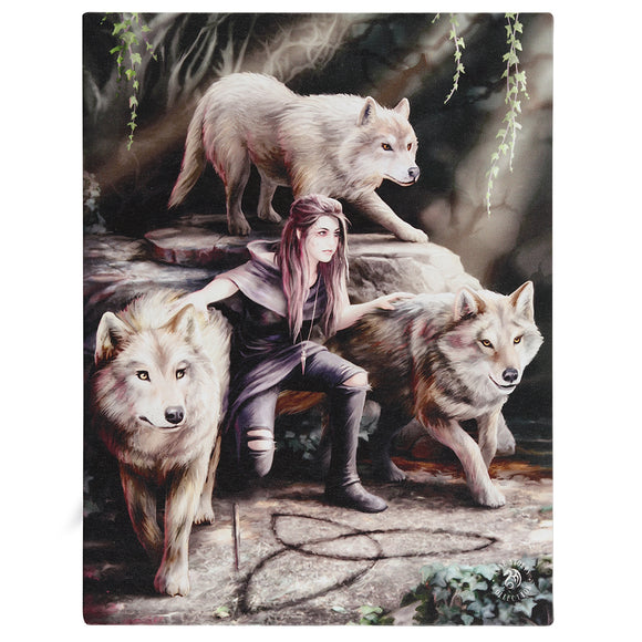 19x25cm Power of Three Canvas Plaque By Anne Stokes
