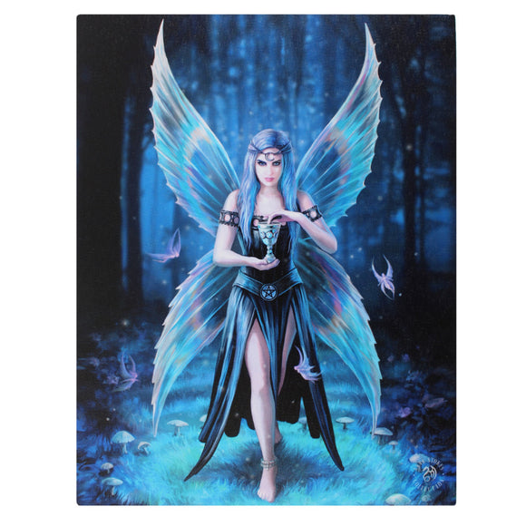 19x25cml Enchantment Canvas Plaque by Anne Stokes