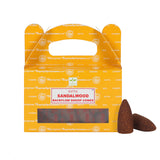Box of 6 Satya Sandalwood Backflow Dhoop Cones
