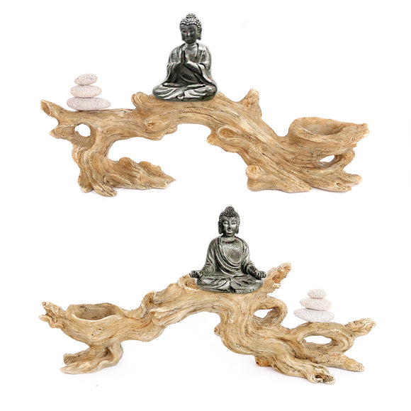 Buddha on Branch Tealight Candle Holders