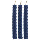 Pack of 6 Blue Beeswax Spell Candles