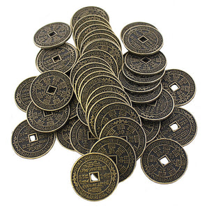 Pack of 50 3.5cm Chinese Coins