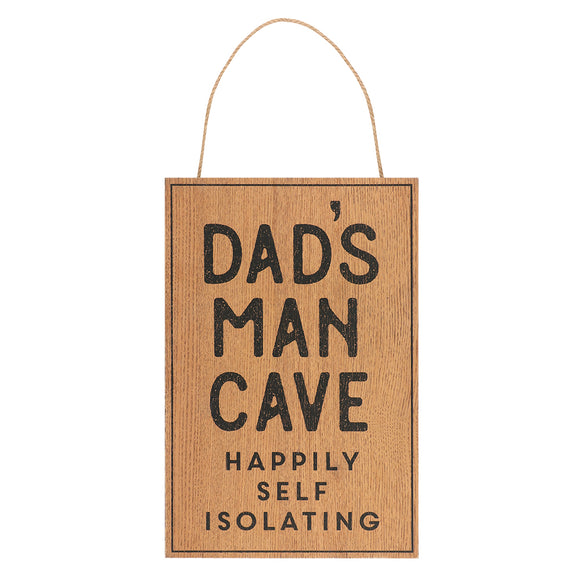 Daddy Cool Dad's Man Cave Hanging Sign