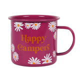 Happy Campers Daisy Enamel Mug