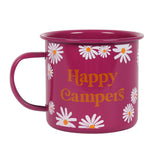 Happy Campers Daisy Enamel Mug