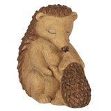 Happy Hoglet Mother and Baby Hedgehog Ornament