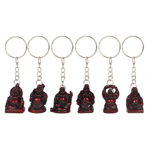 4cm Red Buddha Keyring