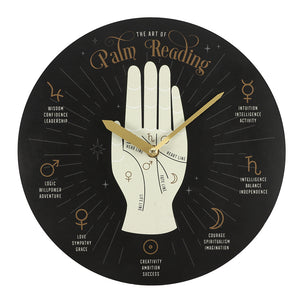 Palm Reading MDF Clock