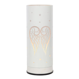 White Angel Wings Aroma Touch Lamp