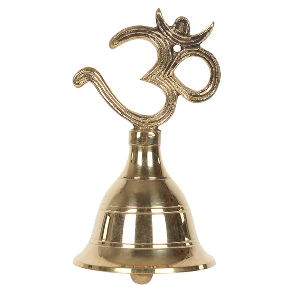 Om Brass Altar Bell