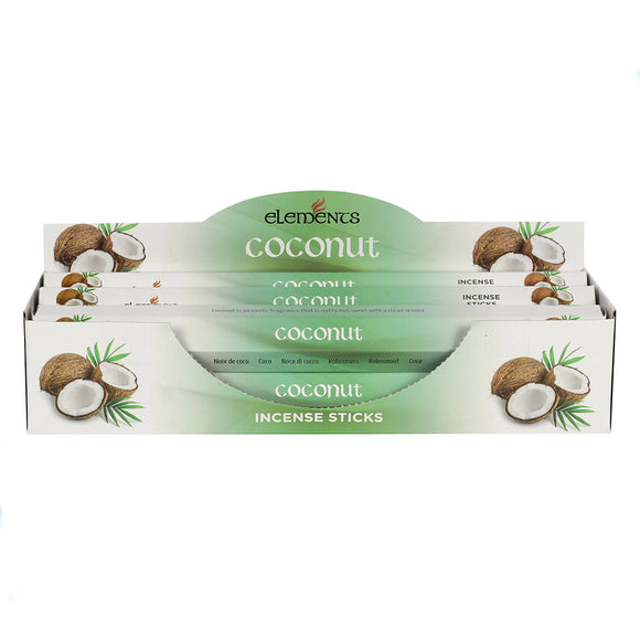 6 Packs of Elements Coconut Incense Sticks