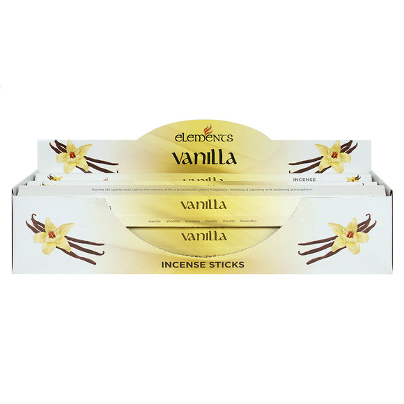 6 Packs of Elements Vanilla Incense Sticks