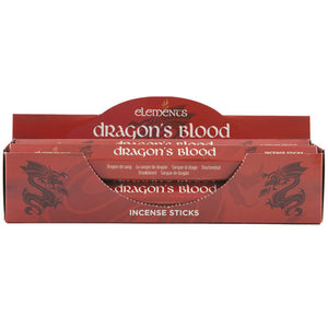 6 Packs of Elements Dragon's Blood Incense Sticks