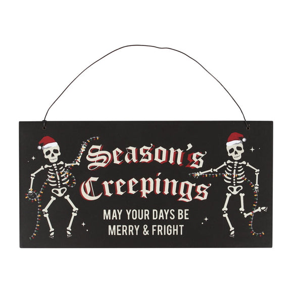 Season's Creepings Hanging Sign