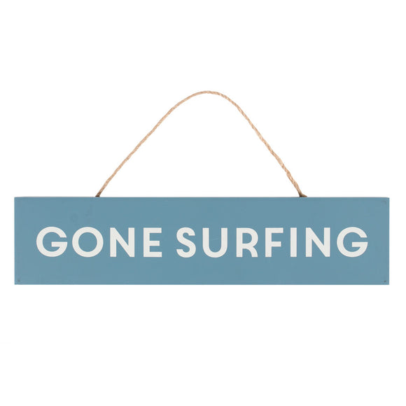 Gone Surfing Hanging Sign