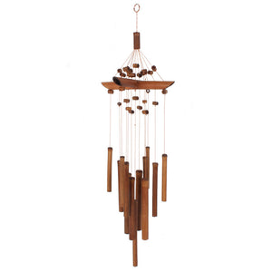 Bamboo Windchime with Beads