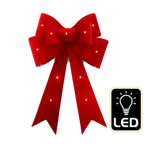 60cm Red Bow with LED Lights